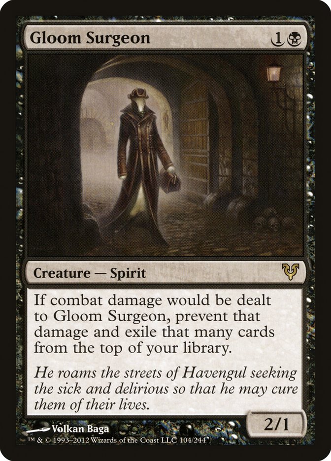 Gloom Surgeon 104 (Avacyn Restored)  - Foil | Good Games Adelaide SA