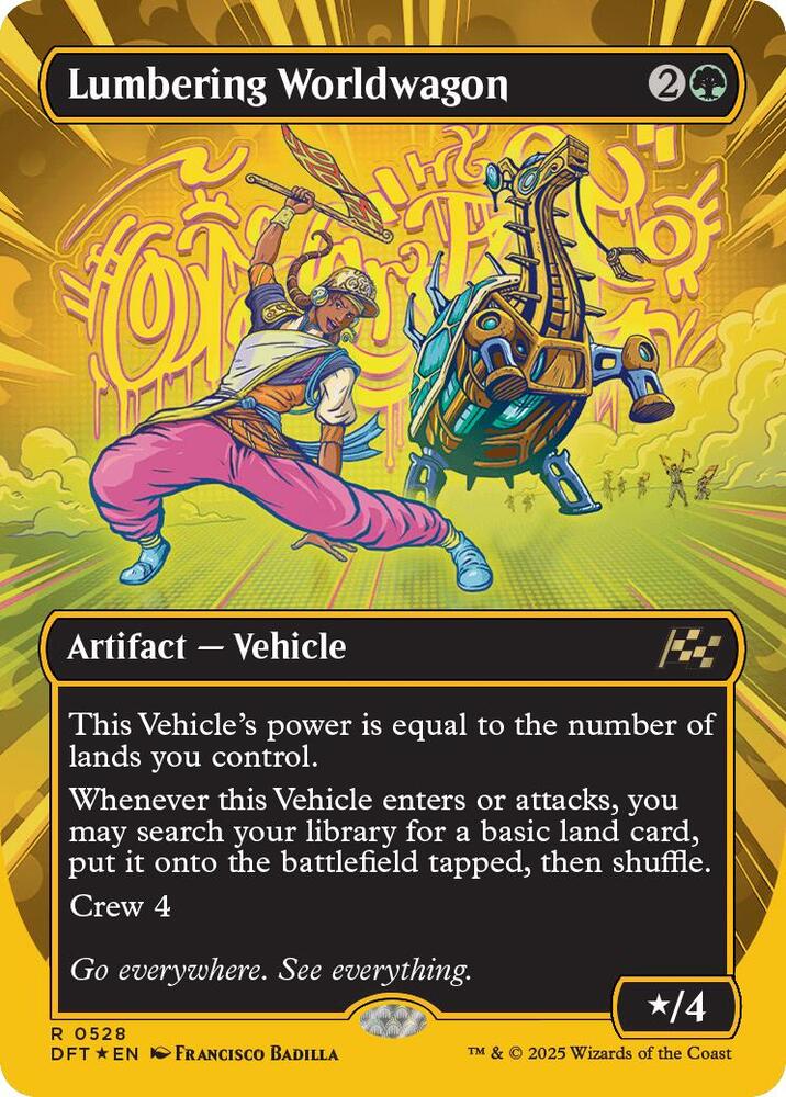 Lumbering Worldwagon 528 (Aetherdrift)  - Foil | Good Games Adelaide SA