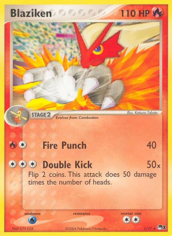 Blaziken 001/017 (POP Series 1)  - Holofoil | Good Games Adelaide SA