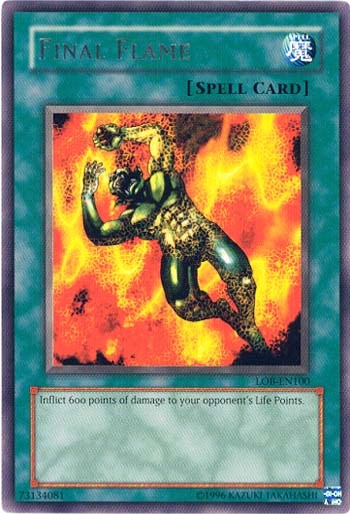 Final Flame [LOB-EN100] Rare | Good Games Adelaide SA