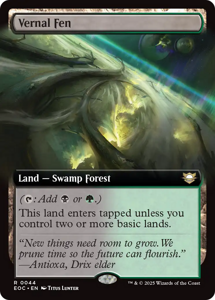 Vernal Fen (Extended Art) [Edge of Eternities Commander] | Good Games Adelaide SA