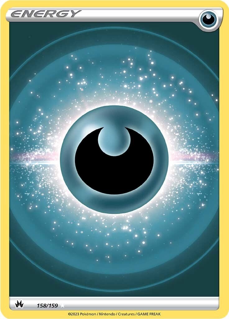 Darkness Energy (158/159) (Texture Full Art) [Sword & Shield: Crown Zenith] | Good Games Adelaide SA