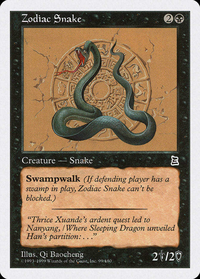 Zodiac Snake 99 (Portal Three Kingdoms)  | Good Games Adelaide SA
