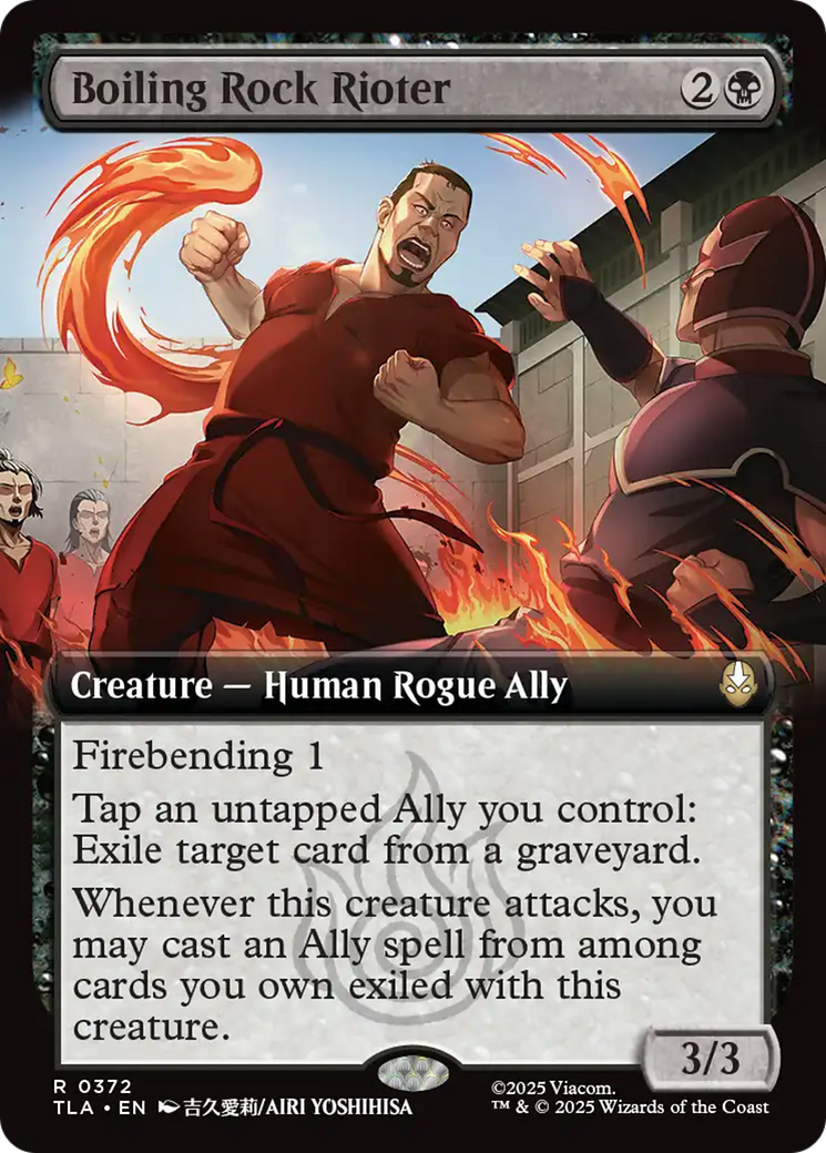 Boiling Rock Rioter (Extended Art) [Avatar: The Last Airbender] | Good Games Adelaide SA