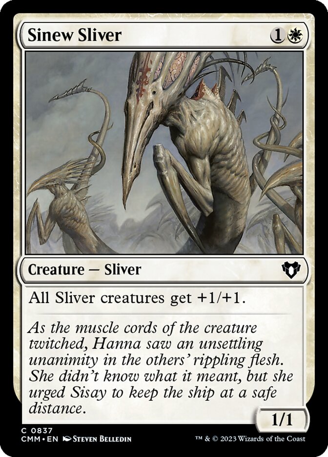 Sinew Sliver 837 (Commander Masters)  | Good Games Adelaide SA