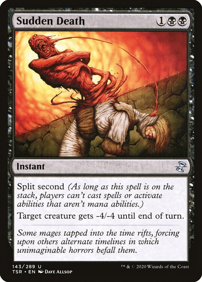 Sudden Death 143 (Time Spiral: Remastered)  - Foil | Good Games Adelaide SA
