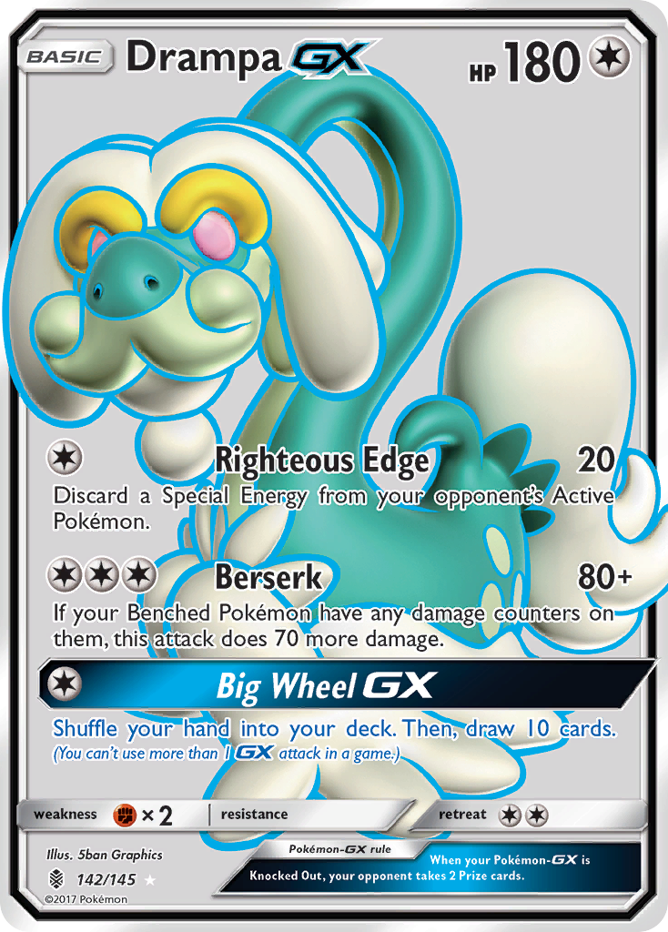 Drampa GX (142/145) [Sun & Moon: Guardians Rising] | Good Games Adelaide SA