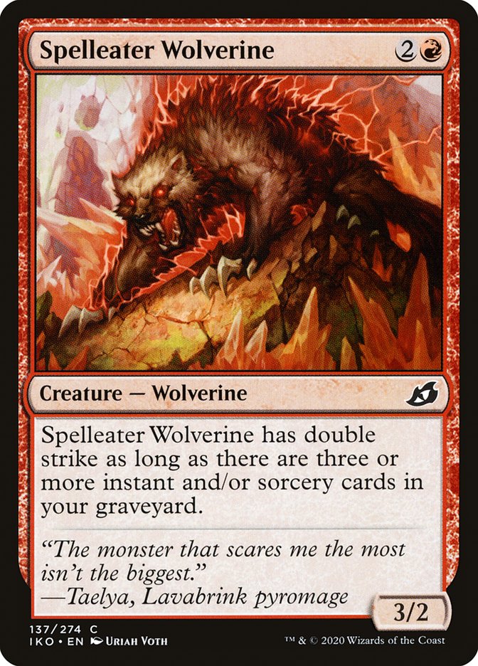 Spelleater Wolverine [Ikoria: Lair of Behemoths] | Good Games Adelaide SA