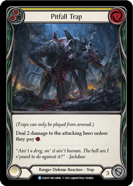 Pitfall Trap (Yellow) [LXI029] (Tales of Aria Lexi Blitz Deck)  1st Edition Normal | Good Games Adelaide SA