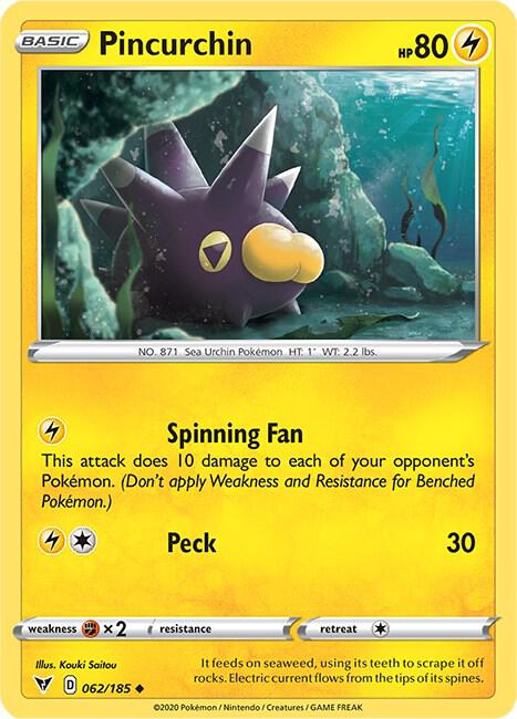 Pincurchin 062/185 (SWSH04: Vivid Voltage)  | Good Games Adelaide SA