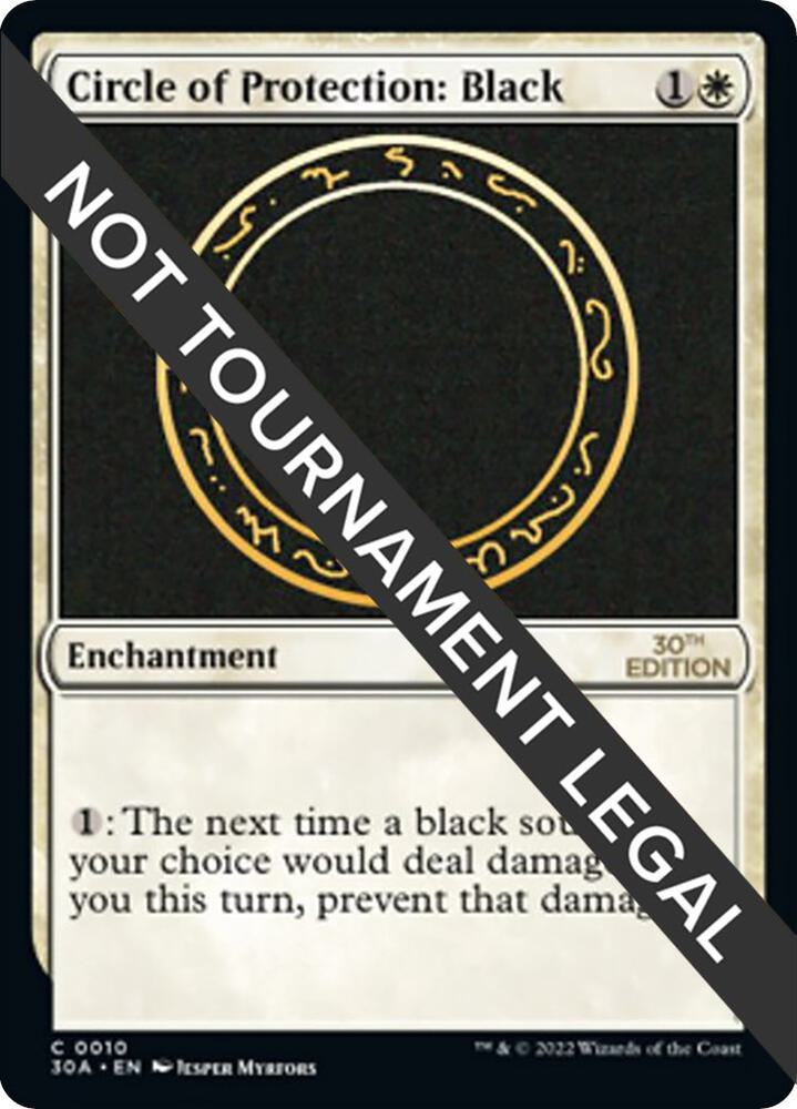 Circle of Protection Black 10/594 (30th Anniversary Edition)  | Good Games Adelaide SA