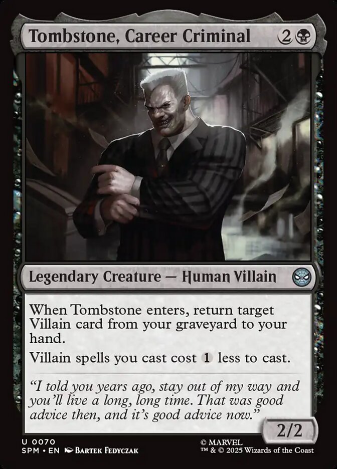 Tombstone, Career Criminal 70 (Marvel's Spider-Man)  - Foil | Good Games Adelaide SA