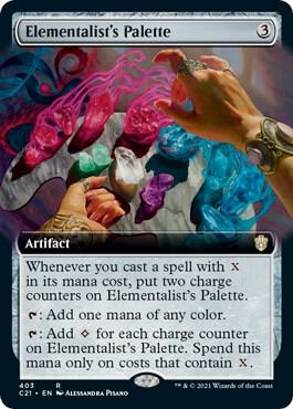 Elementalists Palette Extended Art 403 (Commander 2021)  | Good Games Adelaide SA