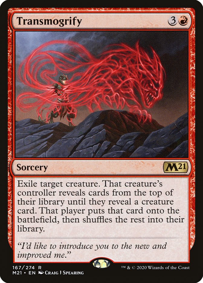 Transmogrify 167 (Core Set 2021)  - Foil | Good Games Adelaide SA