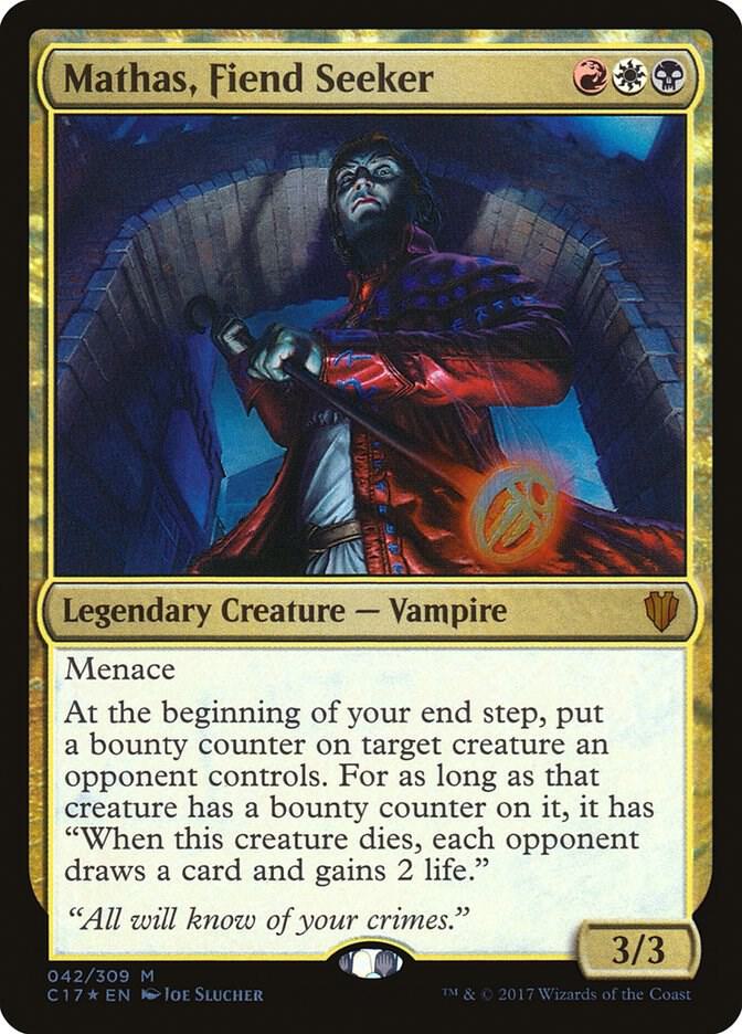 Mathas, Fiend Seeker 42 (Commander 2017)  - Foil | Good Games Adelaide SA