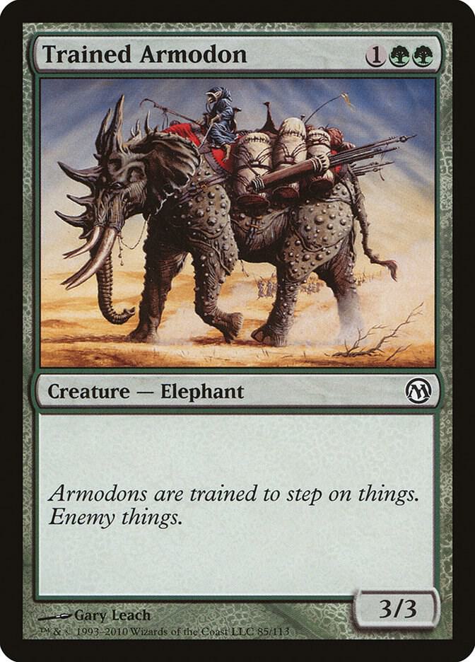 Trained Armodon 85 (Duels of the Planeswalkers)  | Good Games Adelaide SA