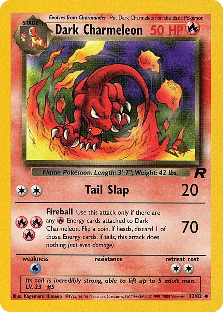 Dark Charmeleon W Stamped 32/82 (WoTC Promo)  | Good Games Adelaide SA