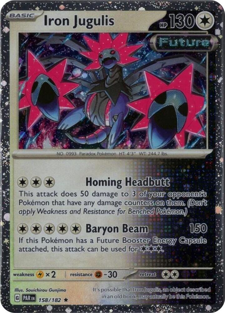 Iron Jugulis 158 182 Cosmos Holo 158/182 (Miscellaneous Cards & Products)  - Holofoil | Good Games Adelaide SA