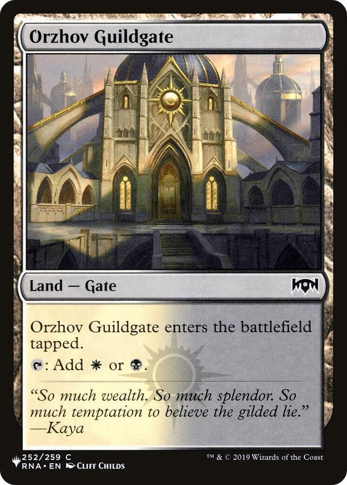 Orzhov Guildgate 252 252/259 (The List Reprints)  | Good Games Adelaide SA