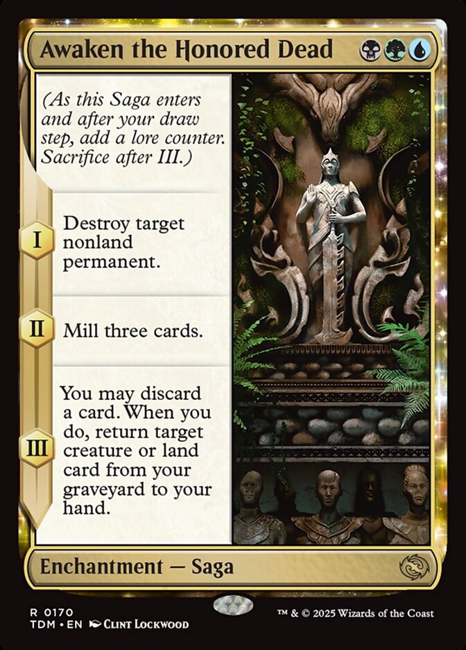 Awaken the Honored Dead 170 (Tarkir: Dragonstorm)  - Foil | Good Games Adelaide SA