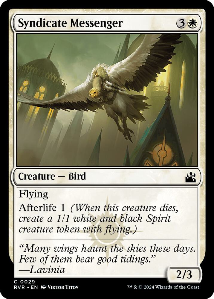 Syndicate Messenger 29 (Ravnica Remastered)  | Good Games Adelaide SA