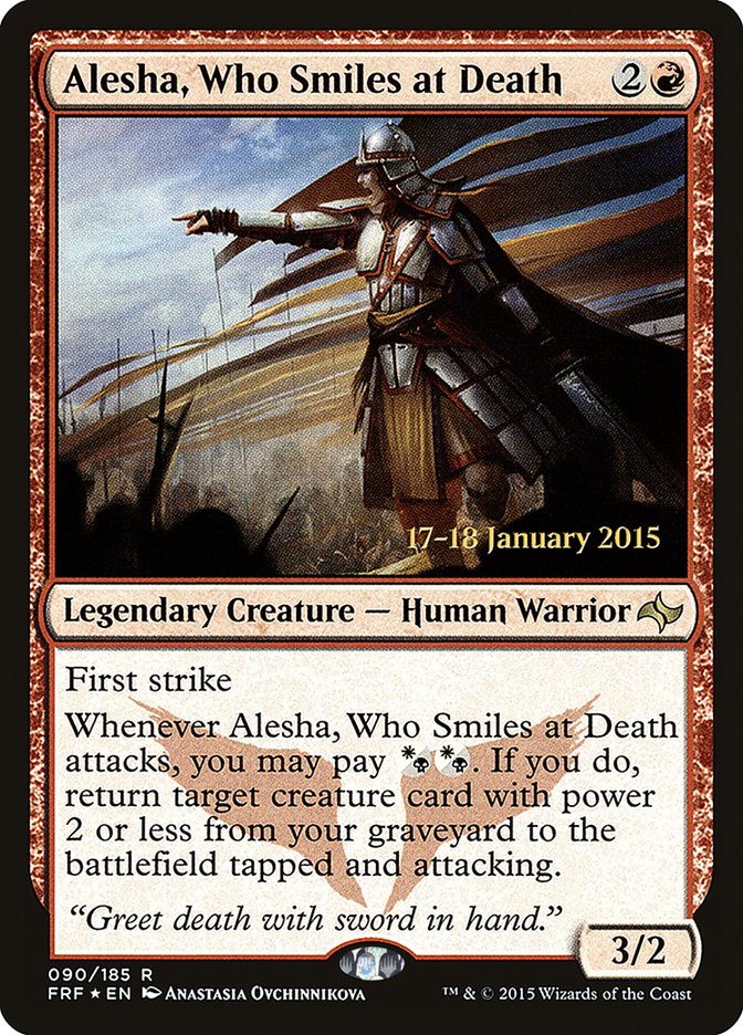 Alesha, Who Smiles at Death [Fate Reforged Promos] | Good Games Adelaide SA