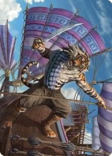 Jedit Ojanen Mercenary Art Card 48 (Art Series: Dominaria United)  | Good Games Adelaide SA