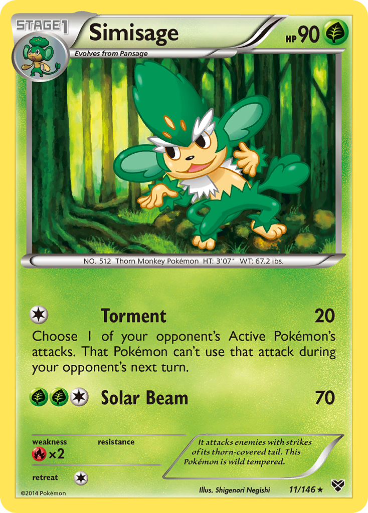 Simisage (11/146) [XY: Base Set] | Good Games Adelaide SA