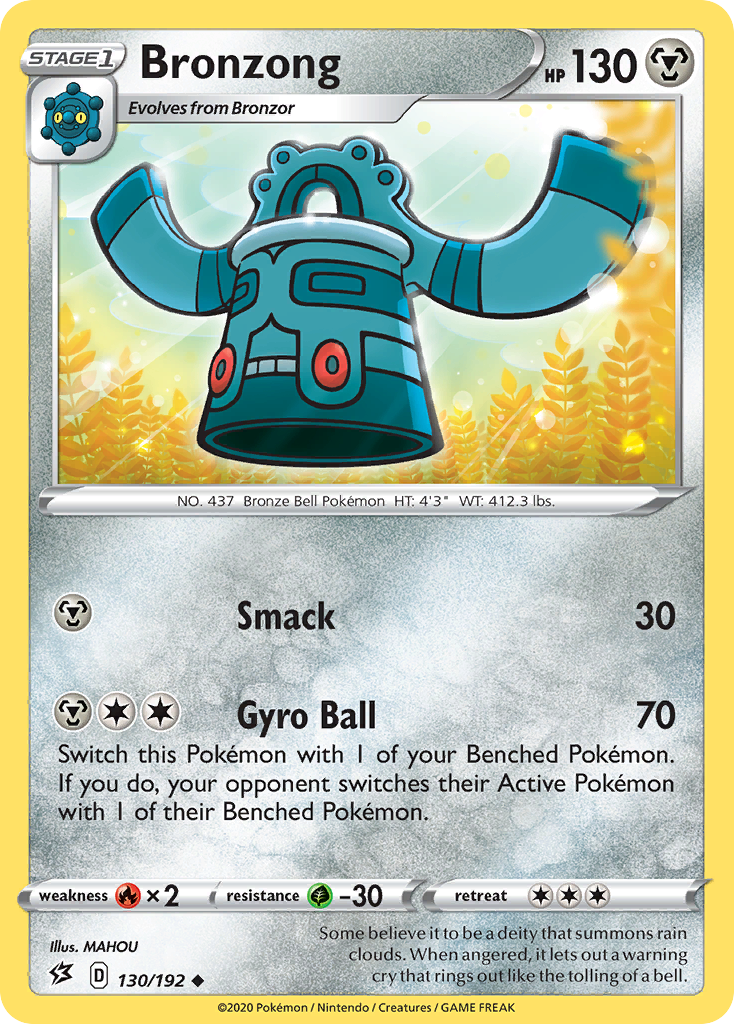 Bronzong (130/192) [Sword & Shield: Rebel Clash] | Good Games Adelaide SA