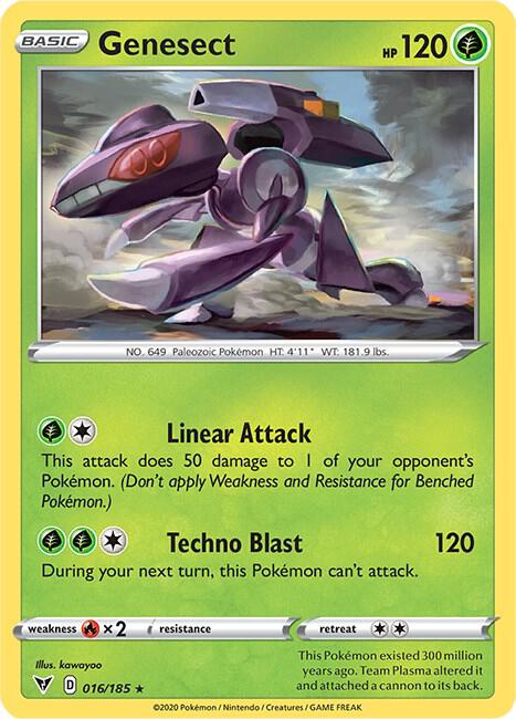Genesect 016/185 (SWSH04: Vivid Voltage)  - Holofoil | Good Games Adelaide SA