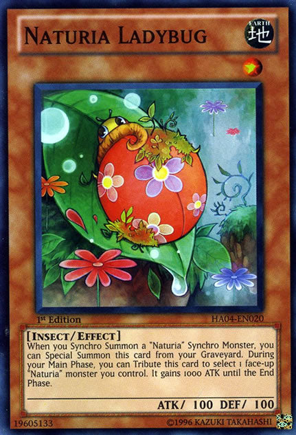 Naturia Ladybug [HA04-EN020] Super Rare | Good Games Adelaide SA