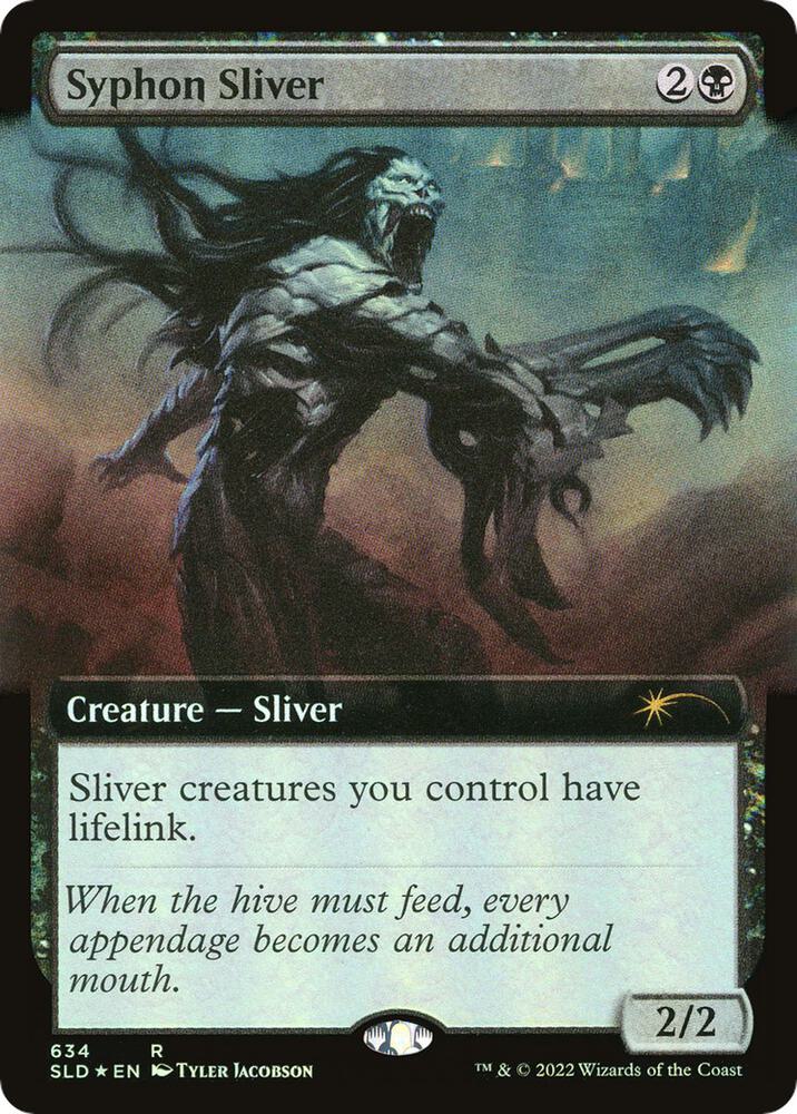 Syphon Sliver Extended Art 634 (Secret Lair Drop Series)  - Foil | Good Games Adelaide SA