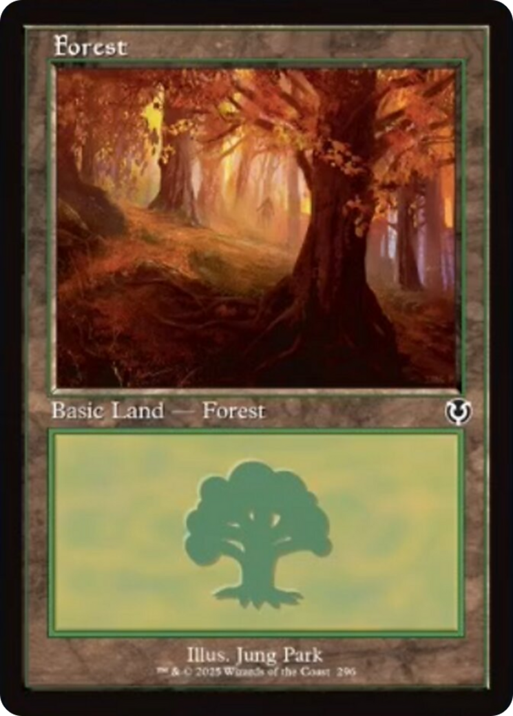 Forest (296) (Retro Frame) [Innistrad Remastered] | Good Games Adelaide SA