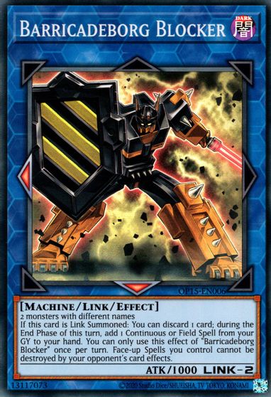 Barricadeborg Blocker [OP15-EN006] Super Rare | Good Games Adelaide SA