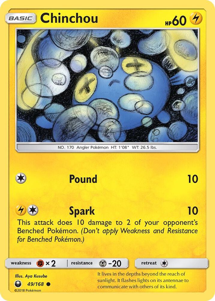 Chinchou 49/168 (SM - Celestial Storm)  | Good Games Adelaide SA
