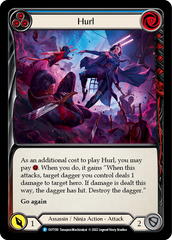 Hurl (Blue) [OUT150] (Outsiders)  Rainbow Foil | Good Games Adelaide SA