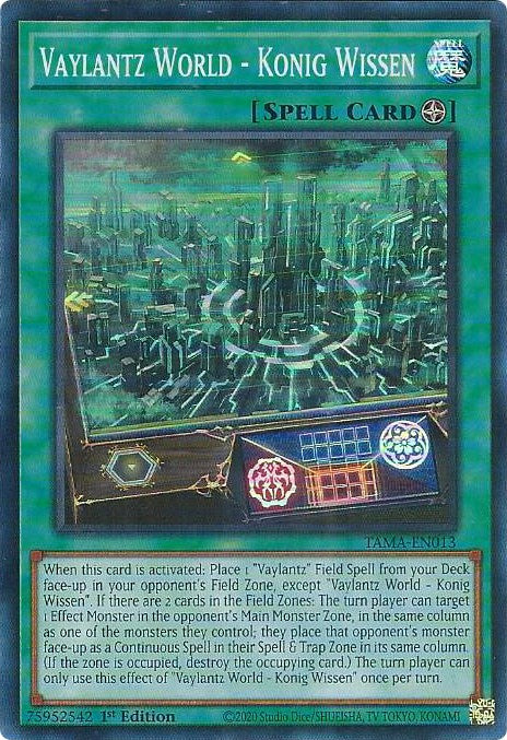 Vaylantz World - Konig Wissen [TAMA-EN013] Super Rare | Good Games Adelaide SA
