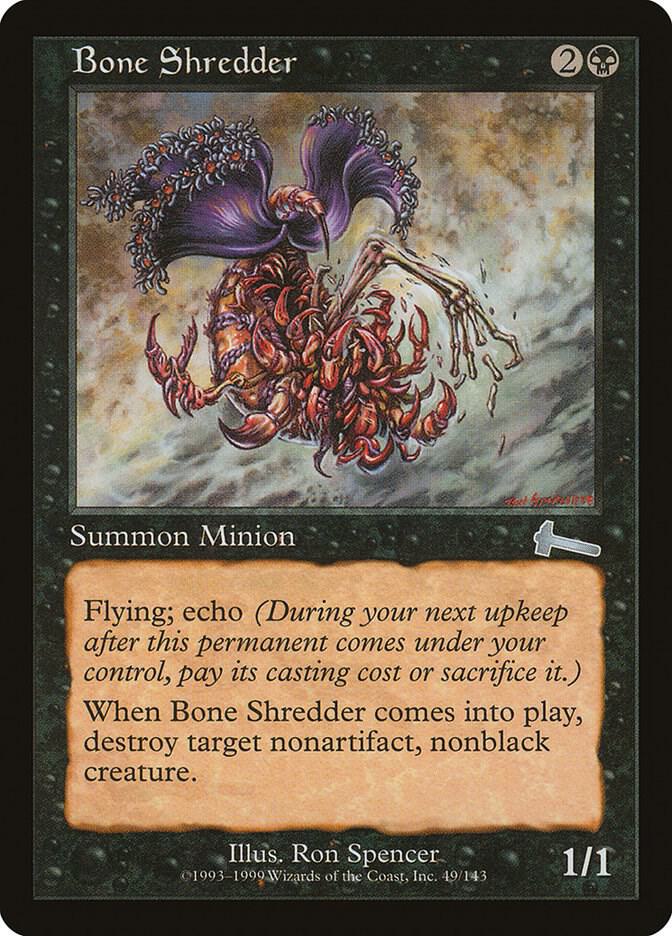 Bone Shredder 49 (Urza's Legacy)  - Foil | Good Games Adelaide SA