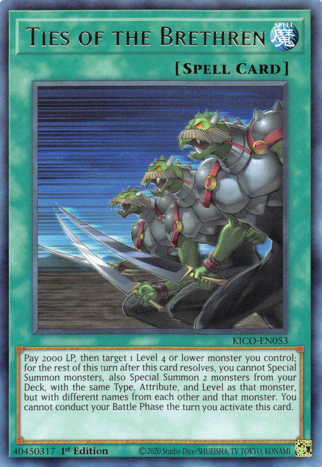 Ties of the Brethren [KICO-EN053] Rare | Good Games Adelaide SA