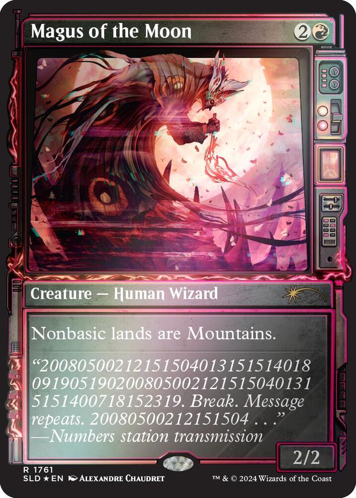 Magus of the Moon Rainbow Foil 1761 (Secret Lair Drop Series)  - Foil | Good Games Adelaide SA