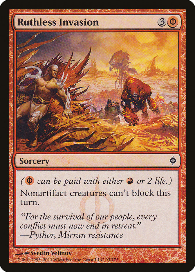 Ruthless Invasion 93 (New Phyrexia)  - Foil | Good Games Adelaide SA