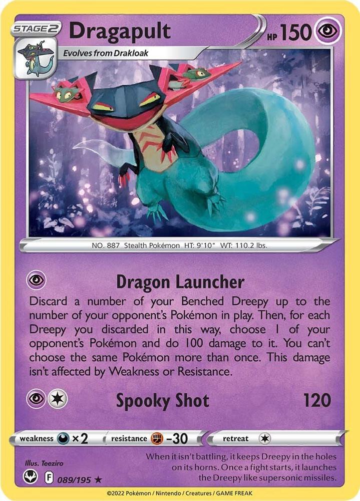 Dragapult 089/195 (SWSH12: Silver Tempest)  - Holofoil | Good Games Adelaide SA