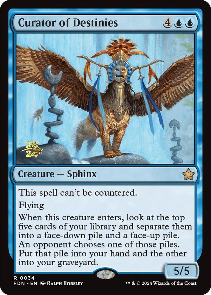 Curator of Destinies 34 (Prerelease Cards)  - Foil | Good Games Adelaide SA