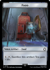 Human Knight // Food (0014) Double-Sided Token [Fallout Tokens] | Good Games Adelaide SA