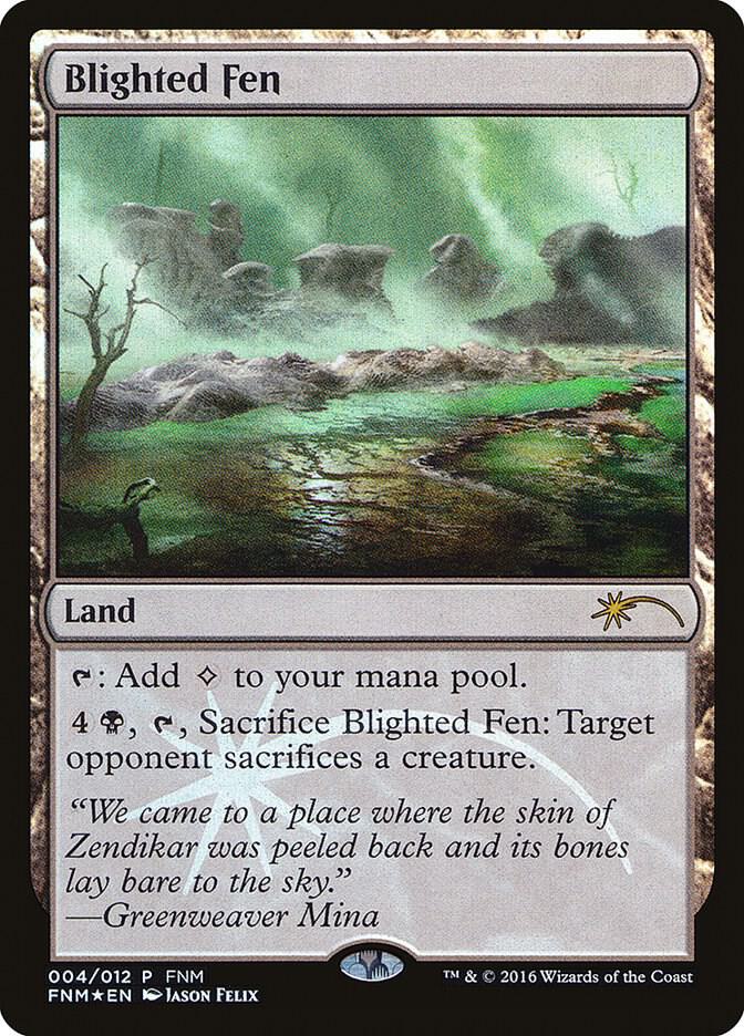 Blighted Fen 4 (FNM Promos)  - Foil | Good Games Adelaide SA