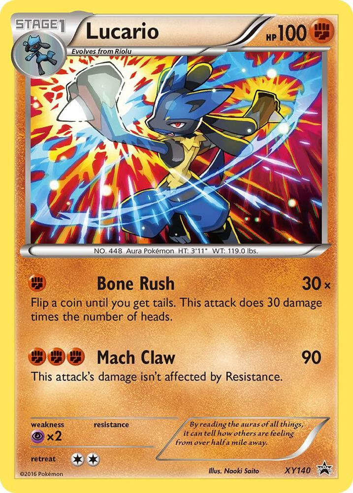 Lucario XY140 (XY Promos)  - Holofoil | Good Games Adelaide SA