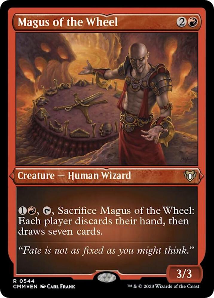 Magus of the Wheel 544 (Commander Masters)  - Etched Foil | Good Games Adelaide SA