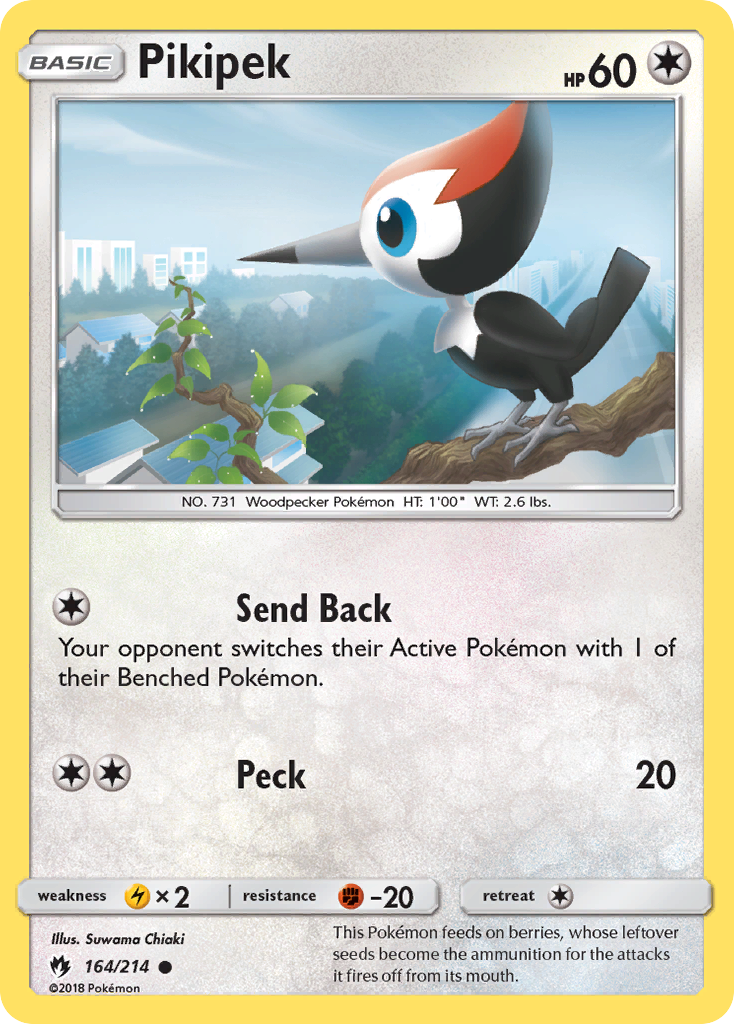 Pikipek (164/214) [Sun & Moon: Lost Thunder] | Good Games Adelaide SA