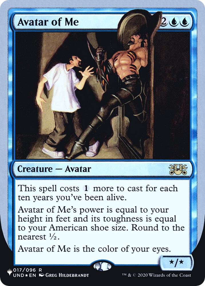 Avatar of Me 017/096 (The List Reprints)  - Foil | Good Games Adelaide SA