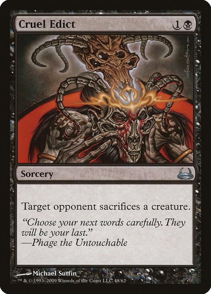 Cruel Edict 48 (Duel Decks: Divine vs. Demonic)  | Good Games Adelaide SA